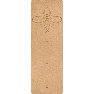 Woowooh Dragonfly Cork Yoga Mat