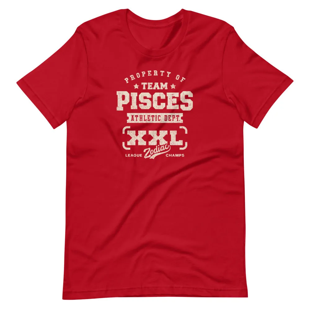Zodiac Pisces Athletic Dept. Short-Sleeve Unisex T-Shirt