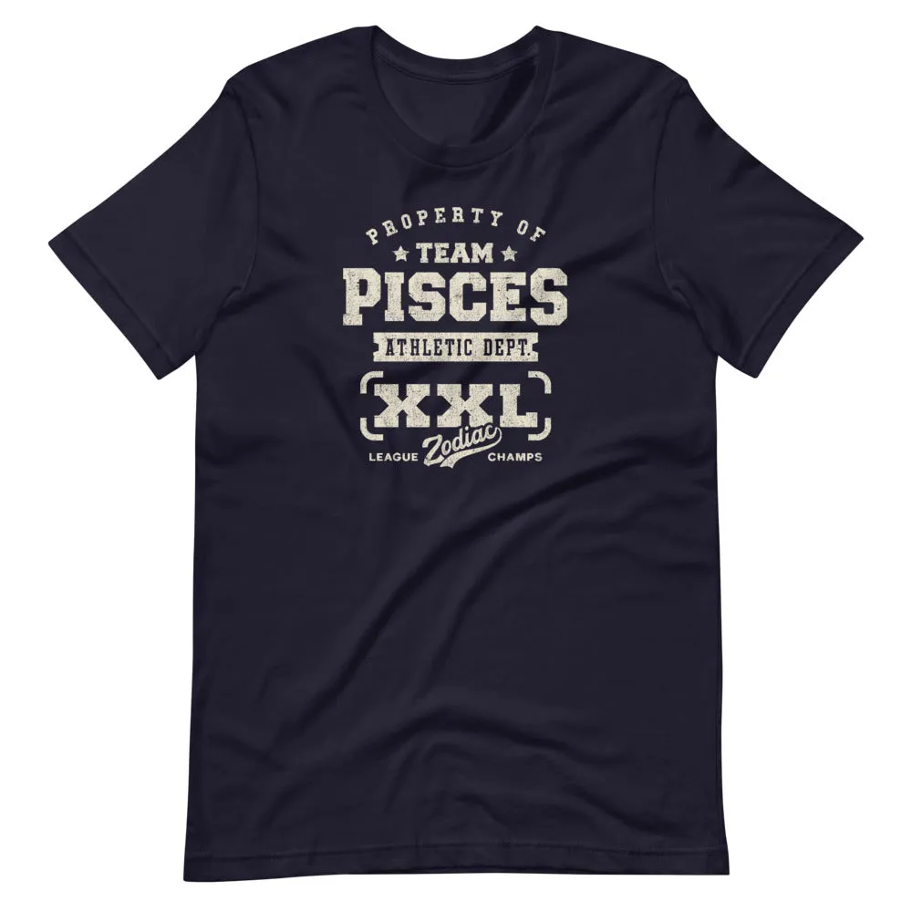 Zodiac Pisces Athletic Dept. Short-Sleeve Unisex T-Shirt